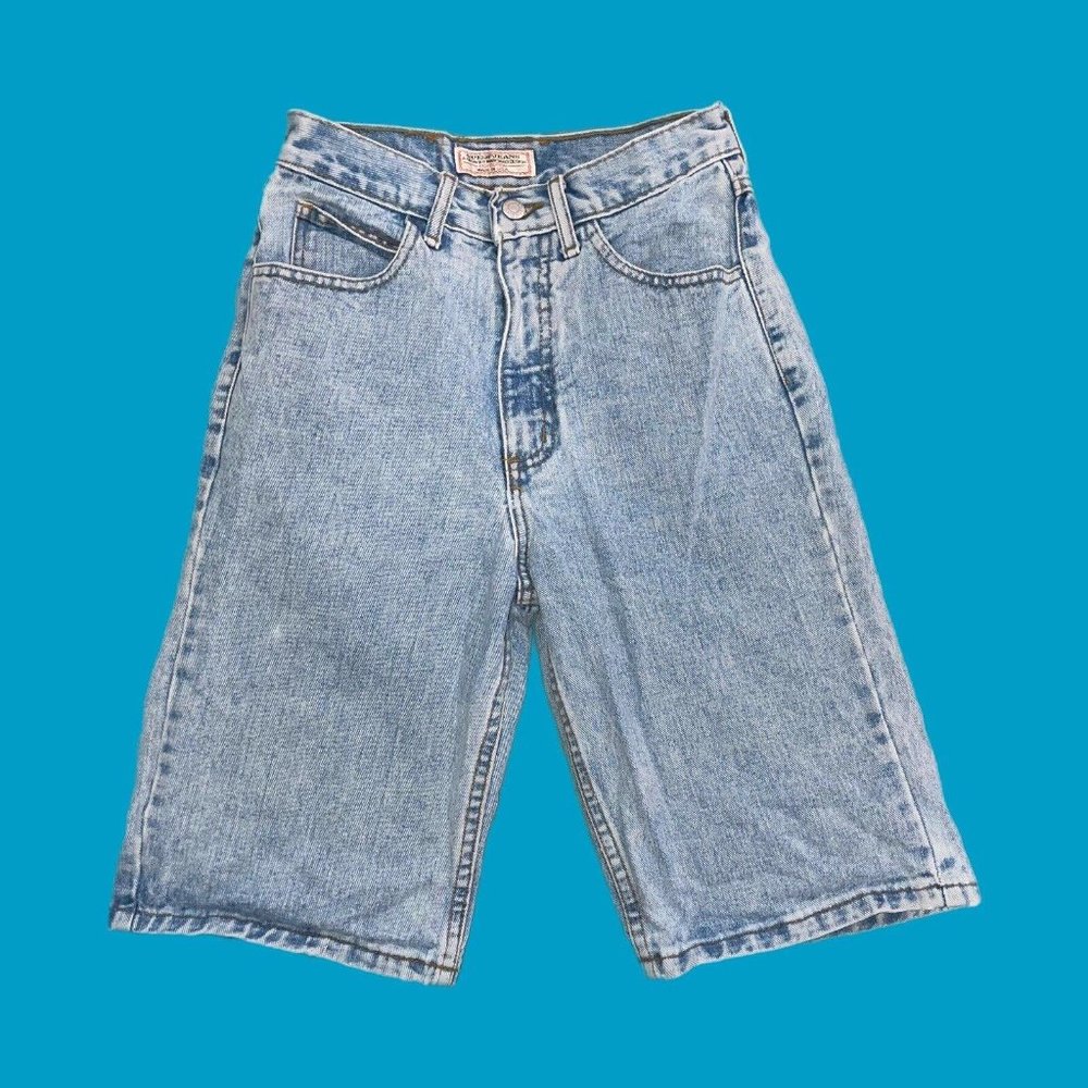 Vintage 90s Guess Denim Jean Shorts High Waisted Made in USA Georges Marciano